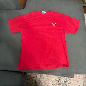 Chinese Theatre Hollywood Vintage Red Graphic T-Shirt Large